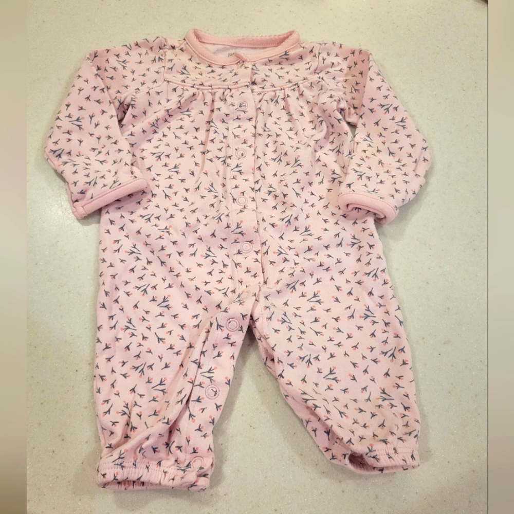 Pink Floral Pajamas